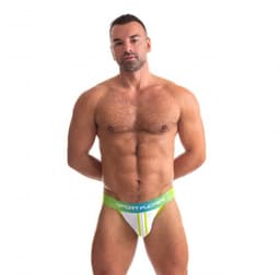Sport Fucker Jersey - Jockstrap - Groen/Wit XXL — thumbnail 2