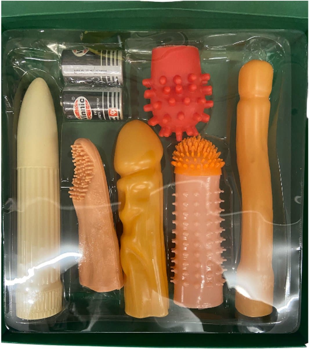 Sensual Encounter Erotic Gift Set – 6-Delige Pleasure Kit | Vibrator + 5 Extenders — afbeelding 1