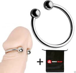 Quick Relief Sensitive™ - Cockring - Penis Ring - cock ring metaal - Seksspeeltje voor Mannen — thumbnail 7