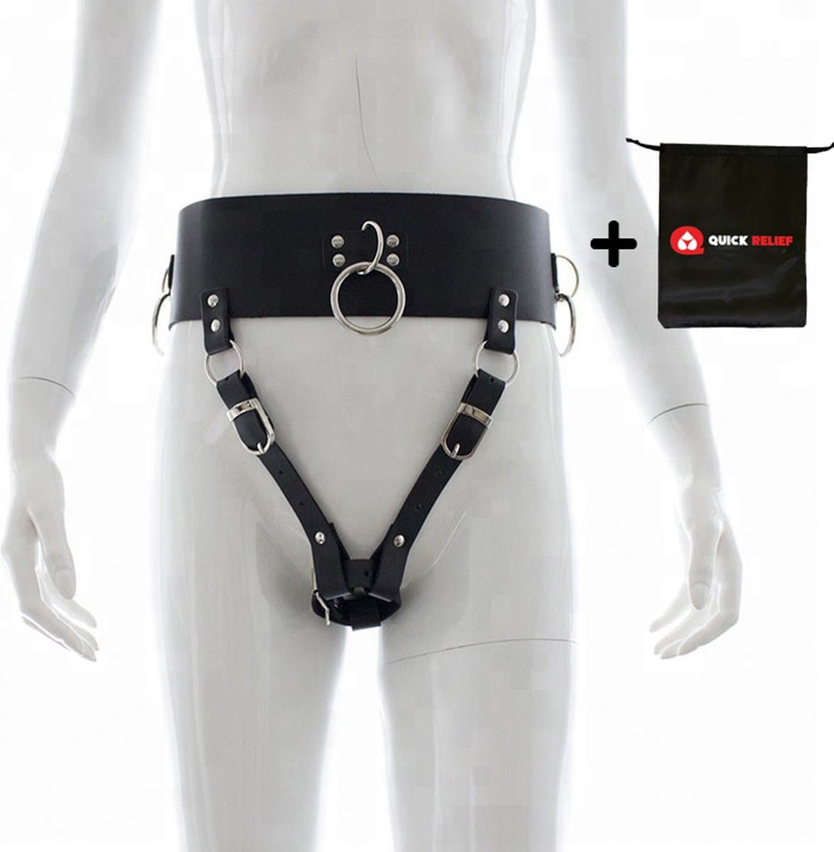 Quick Relief Forced Orgasm™ - Kuisheidsgordel voor Vrouwen - Chastity - Riem - BDSM - Bondage Set - Female Chastity Belt — afbeelding 1