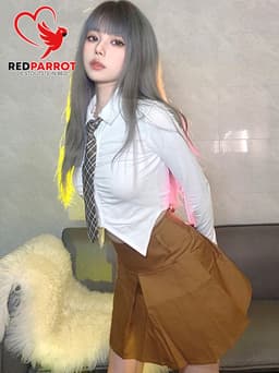 Sexy blouse schoolmeisje - Stropdas - Erotische rollenspel — thumbnail 3