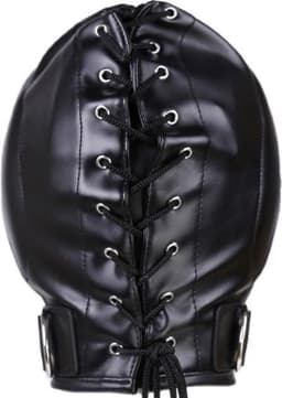 Banoch - Gimp/2 Black - zwart bondage masker van pu leer - bdsm — thumbnail 7