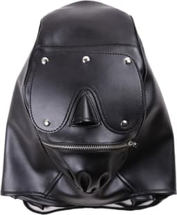 Banoch - Gimp/3 Black - zwart bondage masker van pu leer - bdsm — thumbnail 6