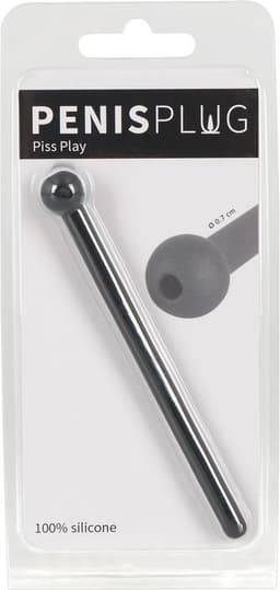 You2Toys – Siliconen Dilator Penis Plug met Tunnel Ontwerp voor Natte Plezier – Zwart — thumbnail 3