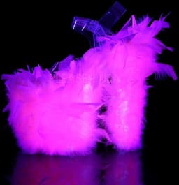 Pleaser - FLAMINGO-1021FS Plateau Laarzen, Paaldans schoenen - Paaldans schoenen - 38 Shoes - Zwart — thumbnail 2