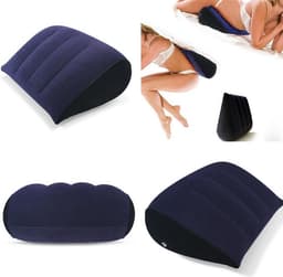 Inflatable Position Master sex kussen - blauw - Inclusief gratis handpomp - Prolink Novelties® — thumbnail 6