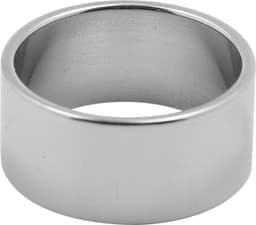 Banoch - Glansring Thin ∅ 28 mm - brede dunne metalen eikelring - cockring | penisring — thumbnail 2