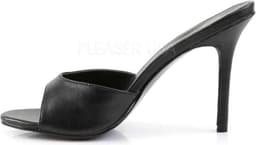 Pleaser - CLASSIQUE01 Muiltjes met hak - US 8 - 38 Shoes - Zwart — thumbnail 3