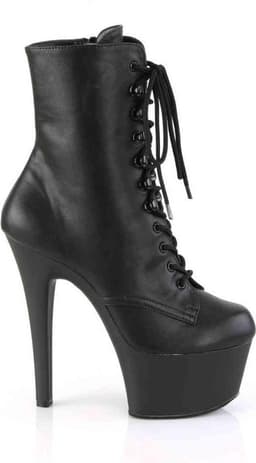 Pleaser - ASPIRE-1020 Plateau Laarzen, Paaldans schoenen - Paaldans schoenen - 41 Shoes - Zwart — thumbnail 5