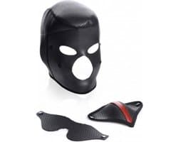 Master Series Scorpion Hood Met Afneembare Blinddoek En Mondmasker