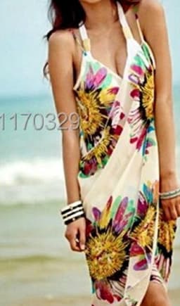 Tip Top Vintage Audio Zomer Vrouwen Strandjurk - One Size — thumbnail 1