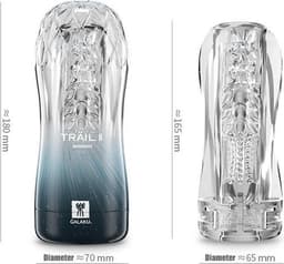 Erodit® Pussy Masturbator Cup- Masturberen met vagina gevoel- Kunstkut - stimulerende kunst vagina cup voor Mannen- Zwart- Sex toys- seks speeltje- Erotiek voor mannen — thumbnail 2