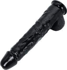 Dong XXXL 38cm - Extreme Grote Dildo 38 cm - Zwarte Dildo - Diameter 7 cm — thumbnail 4