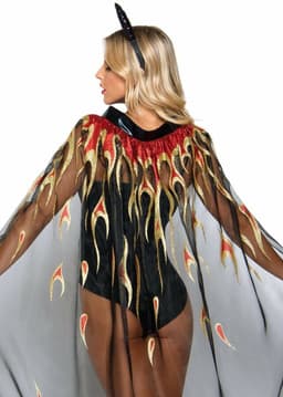Leg Avenue - Duivel cape en hoorns — thumbnail 3