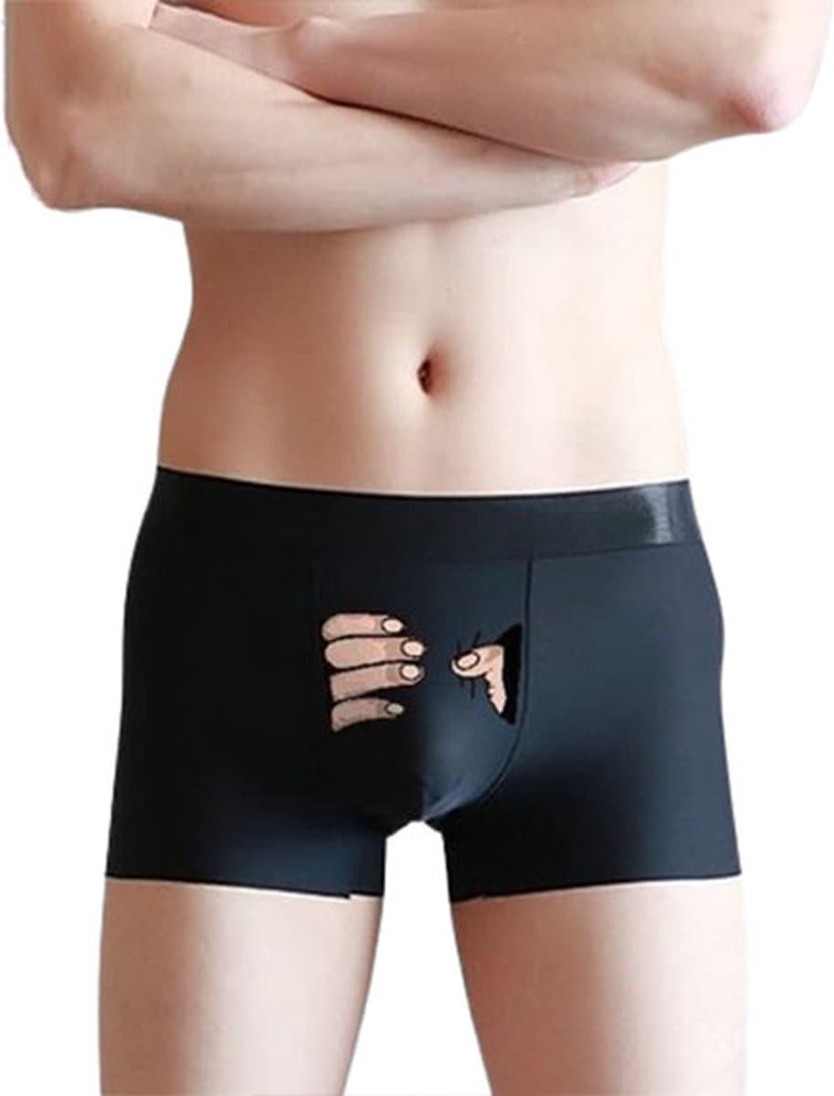 Grappige Heren Boxershort - Cadeau Voor Hem - Humor Ondergoed - Comfort Fit — afbeelding 1
