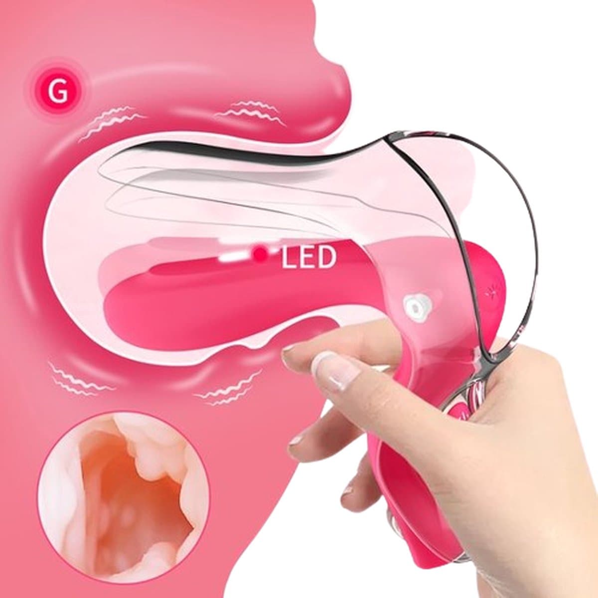2 in 1 Speculum Vibrator - Vaginaal - Anaal - Spreider - 10 Standen - Roze — afbeelding 1