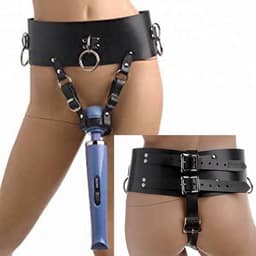 vscnovelty® - Kuisheidsgordel voor Vrouwen - Riem - BDSM - Female Chastity Belt - gordel voor wand vibrator — thumbnail 3