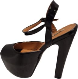 JUMEX-EROTISCHE PUMP -BLACK LAKLEER- HAK 16 CM-ZOOL 6CM-SIZE40 — thumbnail 3
