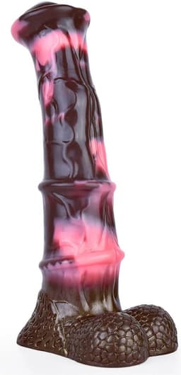 25.5cm Mega Dildo met Balzak - Grote Dildo - Dikke Dildo - Extreme Dildo - Anaal Groot - Reusachtige Dildo XXL - Buttplug XXXL Monster Dildo - Fantasy Dragon Dildo - Animal dildo - Anaal Groot - Zuignap — thumbnail 6