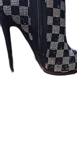 RUON- LUXE- ENKELLAARSJE MET MARCESITEINLEG-NAALDHAK-BLACK-41 — thumbnail 6