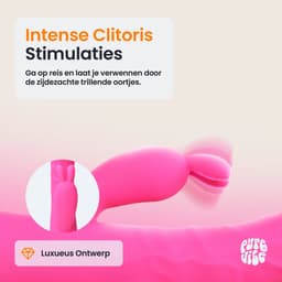 PureVibe® Magic Pulsing Rabbit – Stotende Rabbit Vibrator voor Vrouwen – Clitoris & G-Spot Stimulator – Dildo - 10 Stoot- & 10 Vibratiestanden –Realistisch Sex Toys voor Koppels – Roze — thumbnail 5