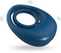 NØXA Hero - Cockring Vibrerend - Vibrerende Cockring - Penisring Siliconen - Flexibele Pasvorm - Meerdere Vibratiestanden- Sex Toys voor Koppels- Mannen - Navy — thumbnail 2
