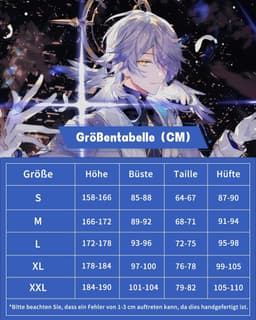 Fiamll Sunday Cosplay Honkai Star Rail Cosplay Sunday Costume Anime Fancy Dress Sunday Uniform Halloween Costume - ShopVlot — thumbnail 3