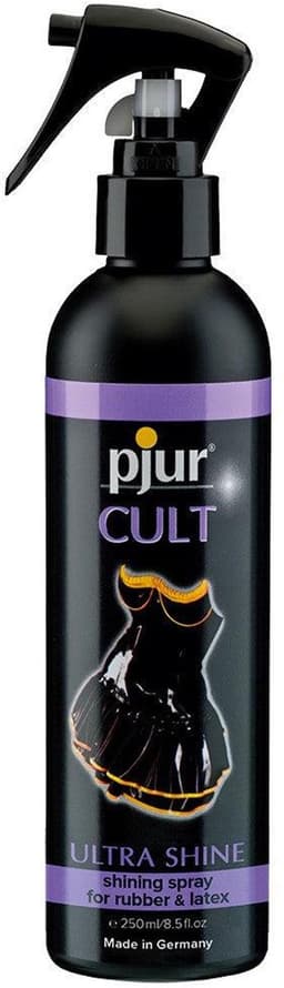 Pjur - Cult Ultra Shine Spray Voor rubber En latex - 250 ml — thumbnail 2