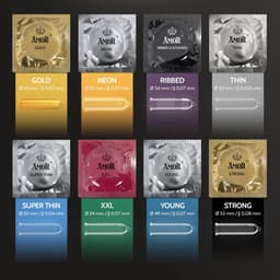 AMOR Premium Strong, Extra sterke wanddikte 0.08 mm, Ø 53 mm, 50 stuks — thumbnail 5