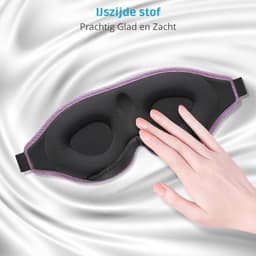 Eye Mask Sleep - Masque de nuit Femme & Homme - Paars — thumbnail 5