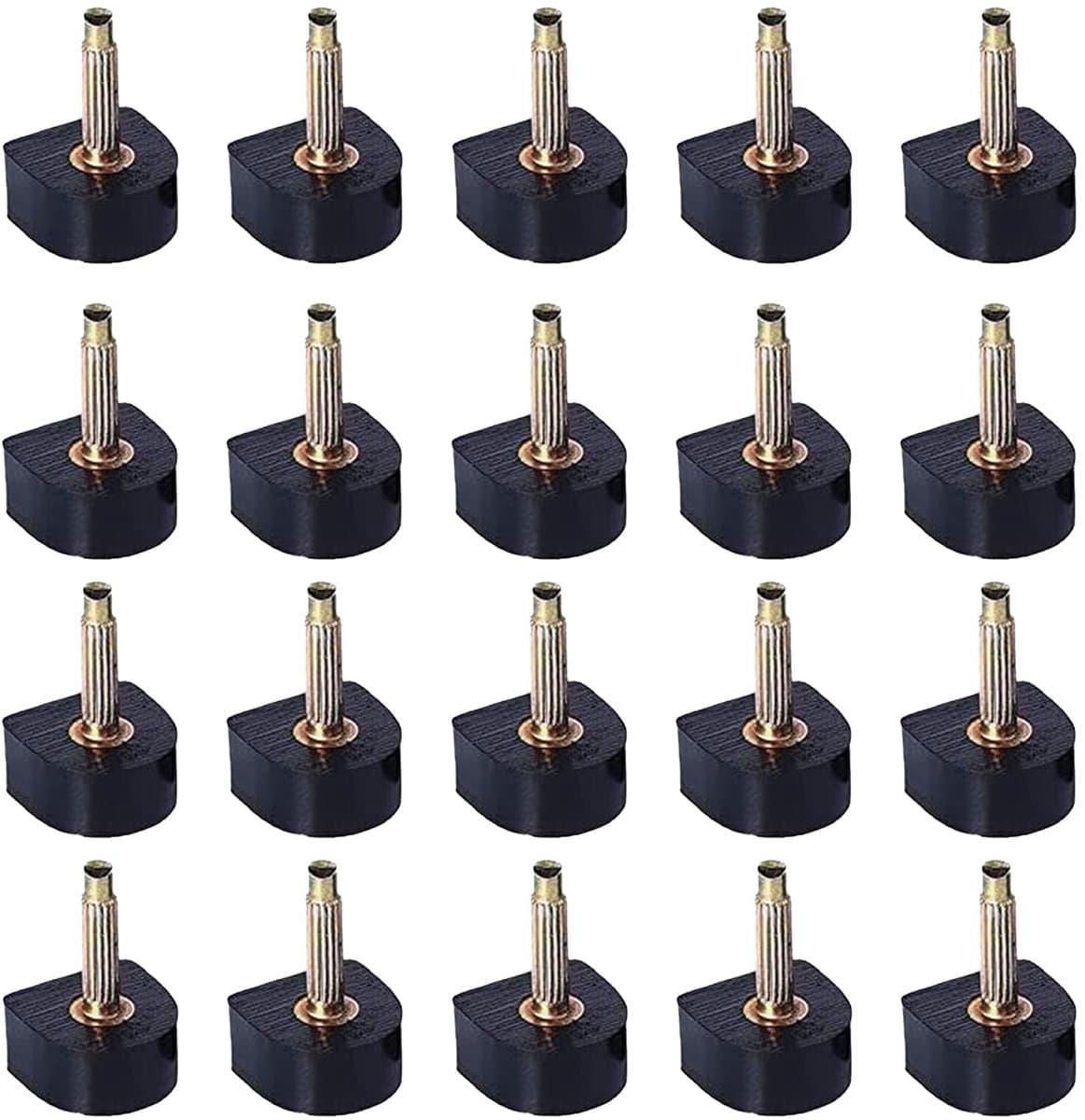 stiletto-schoenen met hoge hakken, vervangende schoenen, hakkappen, antislip, stopreparaties, 10 paar — afbeelding 1