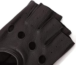 Handschoenen voor heren, ongevoerd, halve vingers, hertenleer — thumbnail 5