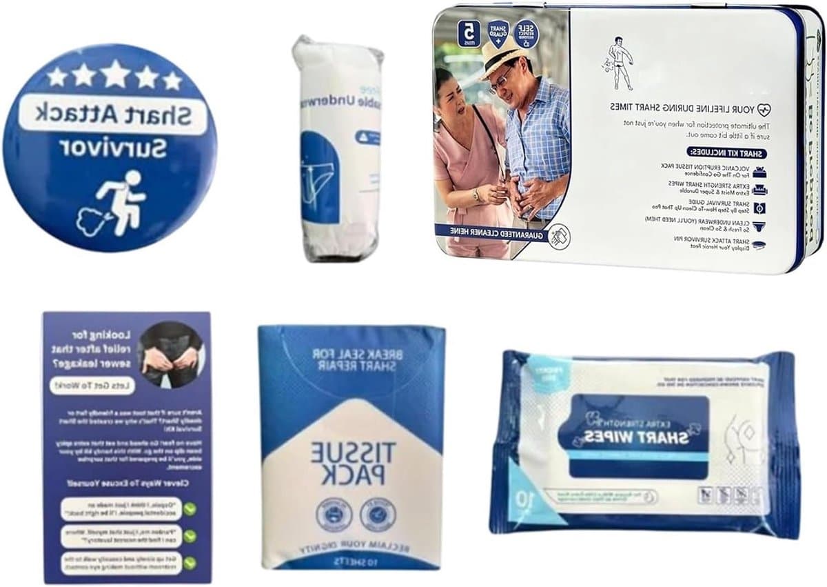Fantasie Survival Set - Grappige Geschenkdoos - Feest Accessoire - Humoristische Kit - 14.5 x 10 x 4.5 cm — afbeelding 1