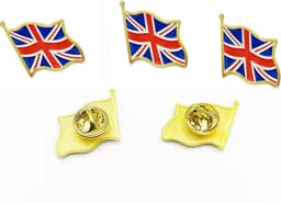 20 stuks Britse pinspelden, klein Verenigd Koninkrijk, vlaggenpin, metalen broche, nationale badge, voor rugzak, jas, kleding, collar fans, verzamelaars, reizigers — thumbnail 4