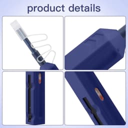 Glasvezel Optic Cleaner Pen - 1,25 mm MU/LC connectoren - blauw - effectieve reiniging - ShopVlot — thumbnail 3
