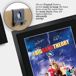 HWC Trading The Big Bang Theory Gifts Printed Signed Signature Poster For Television Show Memorabilia Fans - A3 Framed - ShopVlot — thumbnail 4