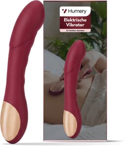 Humery® Vibrator voor Vrouwen – Buigbare G-Spot Vibrator – Clitorale Vibrator – Flexibel Siliconen Seksspeeltje – 12 Vibratiestanden – Stil – Voor Solo- en Partnergebruik — thumbnail 1