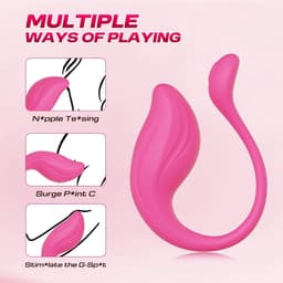 Lzwintrading - Vibrators voor Vrouwen met App Control - Sex Toys voor Vrouwen Koppels - G Spot Bullet Vibrator met 9 Vibratie Standen- Clitoris Stimulator - Panty Vibrator - Draagbare Panty Vibrator — thumbnail 3