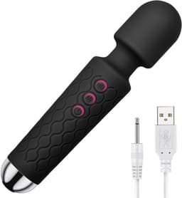 QUOVO® Vibromasseur Femme - Sex Toys Femme – Met 20 vibratiemodi en 8 Snelheden – Sex Toys Hommes – Discreet Verzonden – USB-Oplaadbaar - Zwart — thumbnail 1