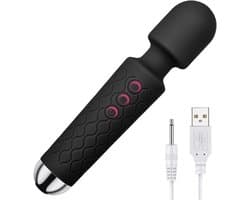 QUOVO® Vibromasseur Femme - Sex Toys Femme – Met 20 vibratiemodi en 8 Snelheden – Sex Toys Hommes – Discreet Verzonden – USB-Oplaadbaar - Zwart