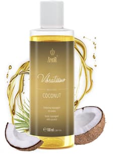Vibratissimo 'Coconut': exotische massageolie met kokosnoot, liefdesolie, erotische olie, 100 ml — thumbnail 1