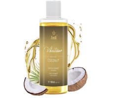 Vibratissimo 'Coconut': exotische massageolie met kokosnoot, liefdesolie, erotische olie, 100 ml