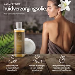 Vibratissimo 'Coconut': exotische massageolie met kokosnoot, liefdesolie, erotische olie, 100 ml — thumbnail 3