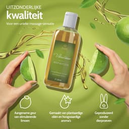 Vibratissimo 'Inspiration': massageolie, liefdesolie, lichaamsolie met een limoengeur — thumbnail 4