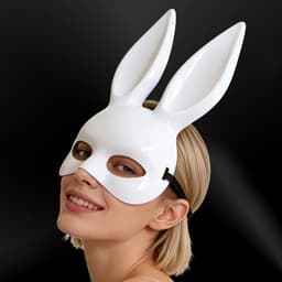 Quick Relief Bunny Masks - Erotisch Masker - Konijn Maskers - Gemaskerd Bal - Carnavals Masker - 2 stuks Wit — thumbnail 5