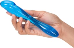 Seven Creations-Penis - Dubbele Dildo - Probe Ex Clear Blue-Dildo — thumbnail 3