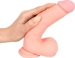 You2Toys - Anatomisch Perfecte Penis Imitatie Dildo met Zuignap in Rechte Vorm voor Ultiem Simulatie Seks – 20 cm – beigeig — thumbnail 5