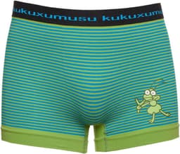 Heren boxershorts met grappige print, comfortabele katoenmix en elastische tailleband — thumbnail 1