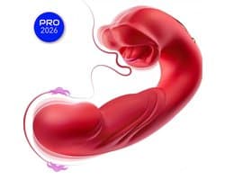 Vibrator | Explosie Van Genot - Dildo - 3 In 1 Dildo Vibrator Voor Vrouwen – G-Spot & Clitoris Stimulator – Rabbit Vibrator – Sex Toys Voor Koppels – Seksspeeltjes voor Mannen