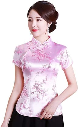 Elegante Cheongsam-top voor dames met Chinese stijl — thumbnail 1